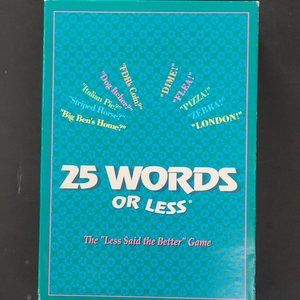 25 Words or Less party game from Winning Moves. 1st Edition. Complete